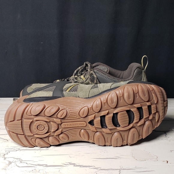 Merrell Deverta 2 Hiking Shoes in Olive/ Moss Green - Men's size 10 - Picture 6 of 12